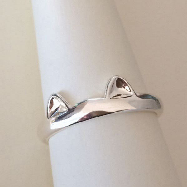 Wholesale Simple cute kitten ring for women